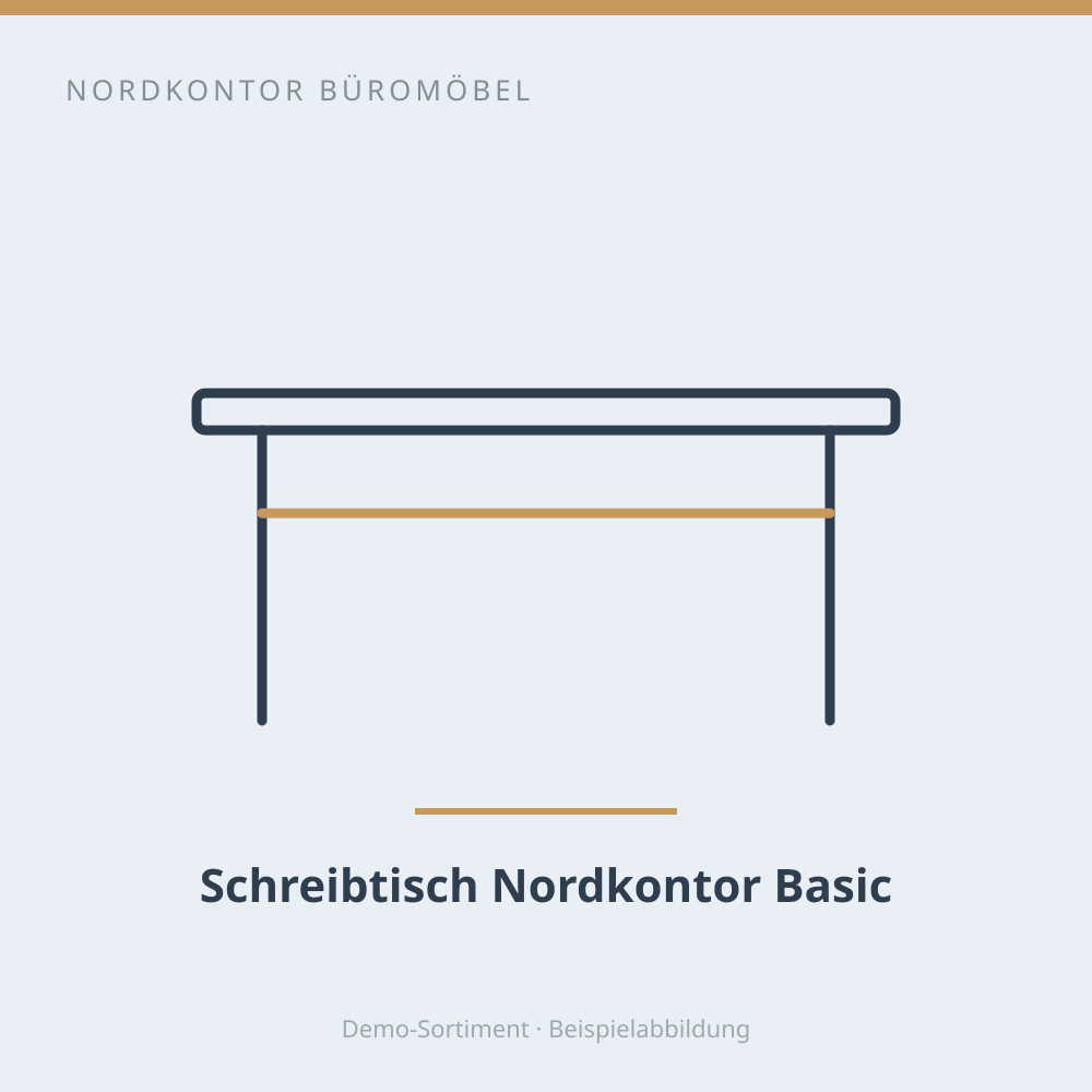 Schreibtisch Nordkontor Basic