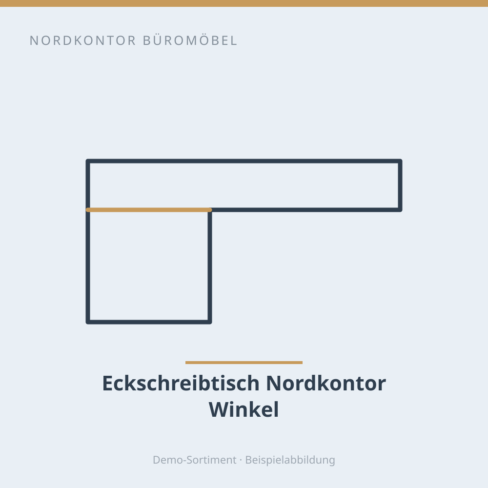 Eckschreibtisch Nordkontor Winkel