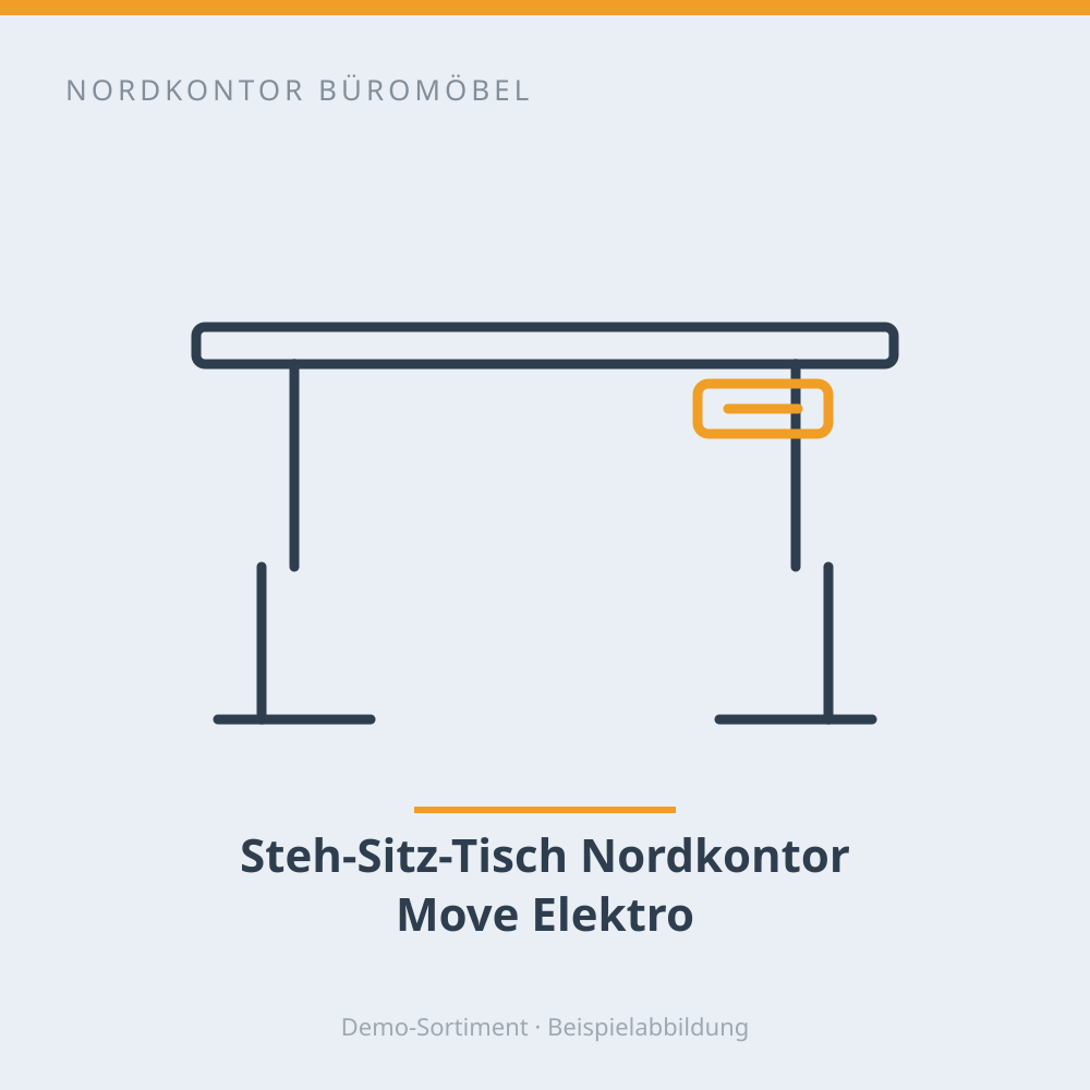 Steh-Sitz-Tisch Nordkontor Move Elektro