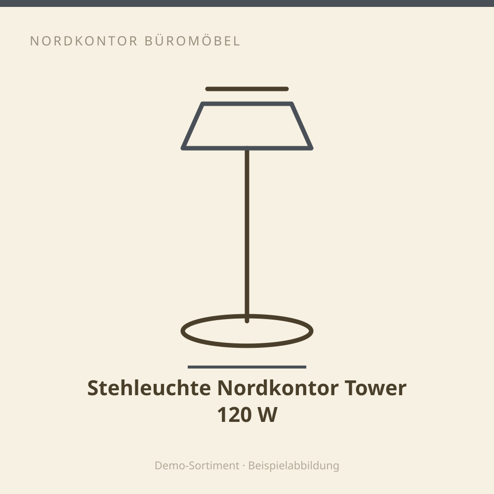 Stehleuchte Nordkontor Tower 120 W