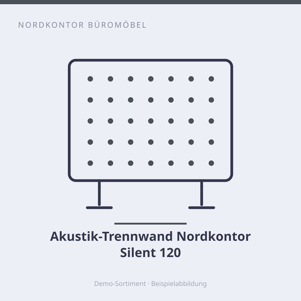 Akustik-Trennwand Nordkontor Silent 120