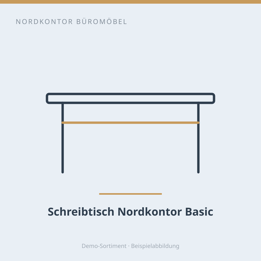 [NK-TIS-100] Schreibtisch Nordkontor Basic