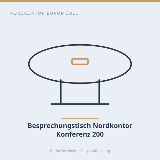 [NK-TIS-500] Besprechungstisch Nordkontor Konferenz 200