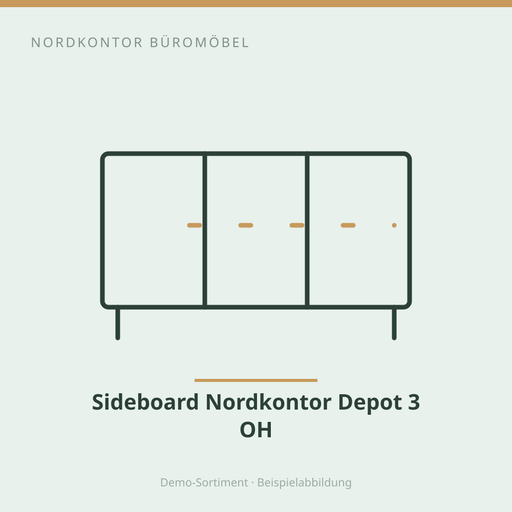 [NK-AUF-300] Sideboard Nordkontor Depot 3 OH