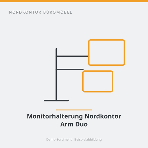 [NK-ZUB-100] Monitorhalterung Nordkontor Arm Duo